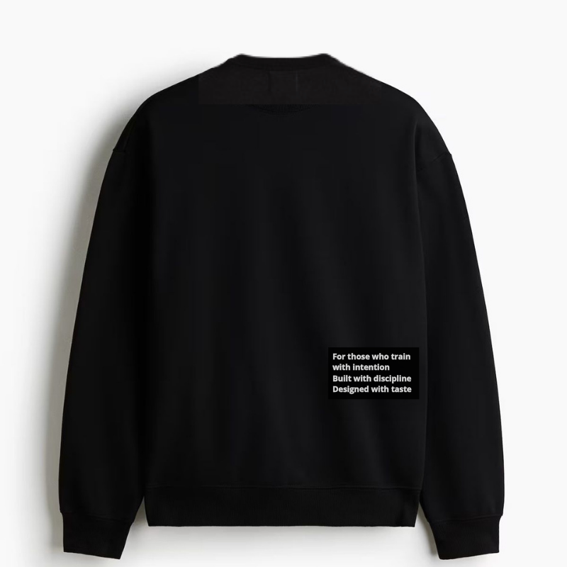 SWEATSHIRT CREWNECK BLACK