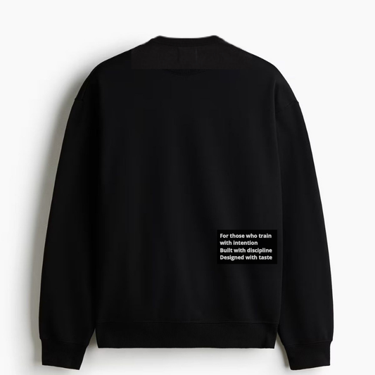 SWEATSHIRT CREWNECK BLACK